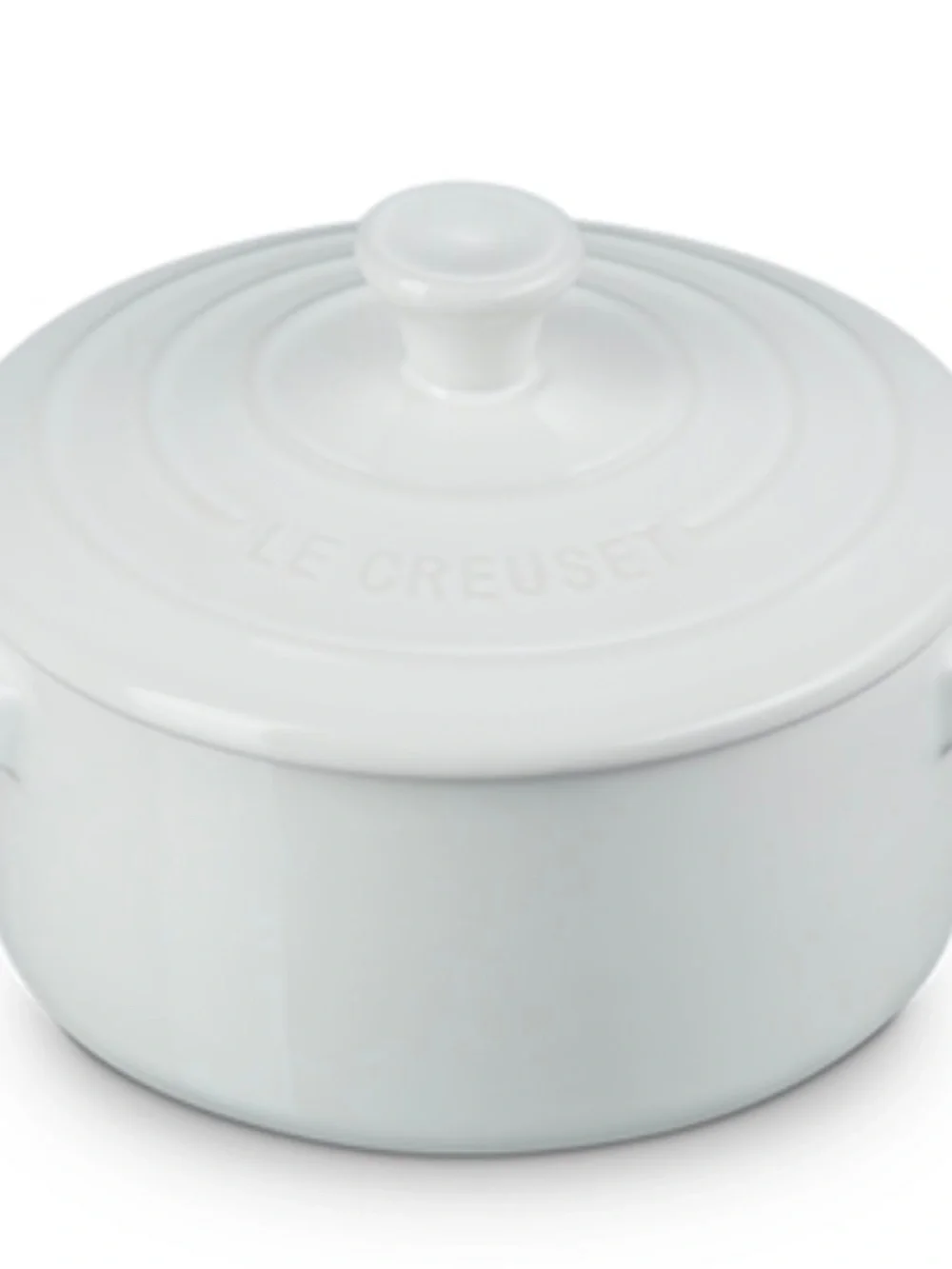 Le Creuset Stoneware Set of 4 Mini Round Cocottes, 8 oz.